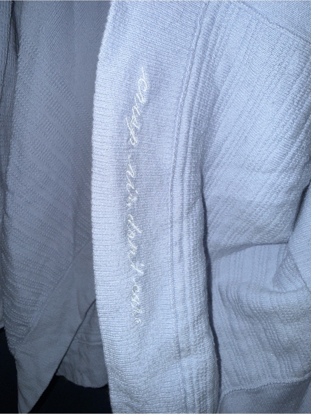 Lululemon cardigan Wrap find your calm Serene Blue size 8 - Picture 3 of 4